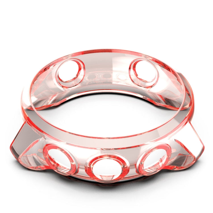Translucent TPU watch screen case, orange transparent protective cover