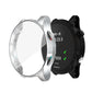 Silver TPU watch case with clear front screen cover and side openings