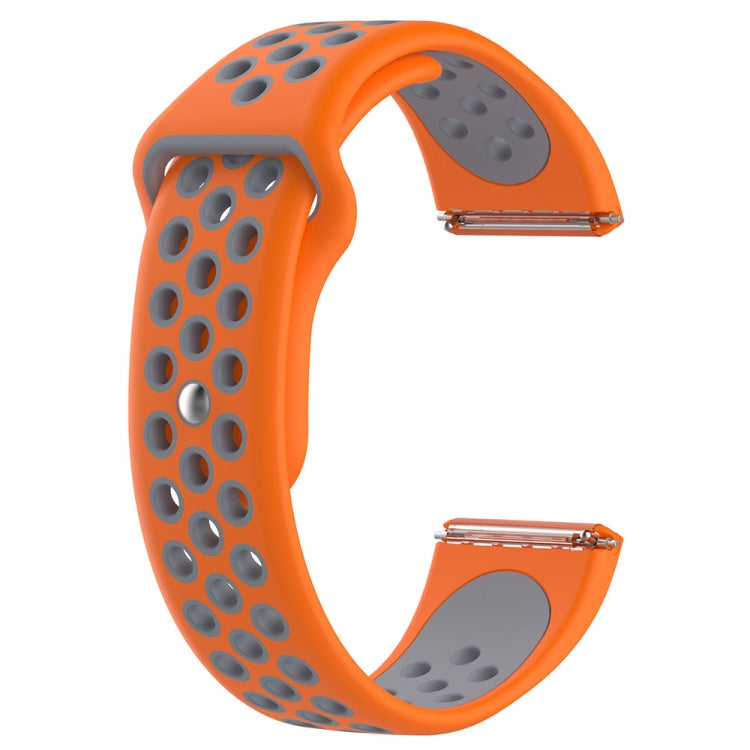 For Fitbit Versa Two-tone Silicone Replacement Wrist Strap Watchband