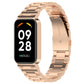 Three-bead steel watch band in rose gold with three-bead link bracelet for Redmi Band 2