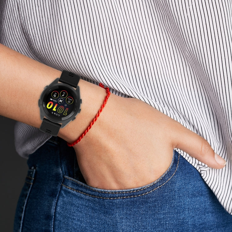 18mm Solid Color Silicone Watch Band, For Garmin Forerunner 265S