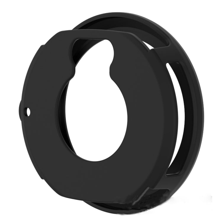 Black silicone protective case for Garmin Vivoactive 3 smartwatch, snug fit with cutout