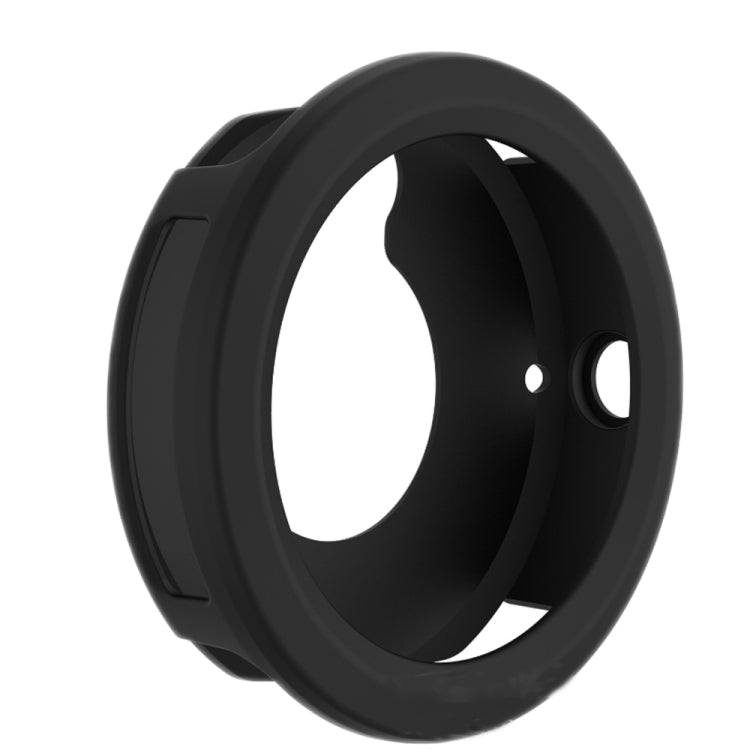 Black silicone protective case for Garmin Vivoactive 3 smartwatch with side latch cutout