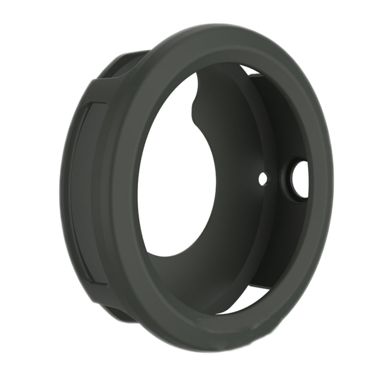 Dark grey silicone protective case for Garmin Vivoactive 3 smartwatch with button opening