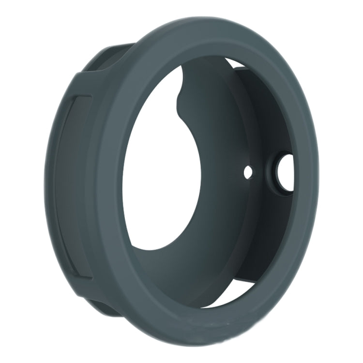 Dark grey silicone protective case for Garmin Vivoactive 3 smartwatch, with side opening