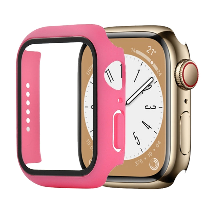 Shockproof PC+Tempered Glass Watch Protective Case, For Apple Watch Series 9 / 8 / 7 41mm, For Apple Watch Series 9 / 8 / 7 45mm