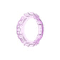 TPU watch case for Huami Amazfit T-Rex A1918, transparent purple protective bezel