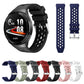 Solid Color Round Hole Silicone Watch Band, For Huawei Watch GT 2e