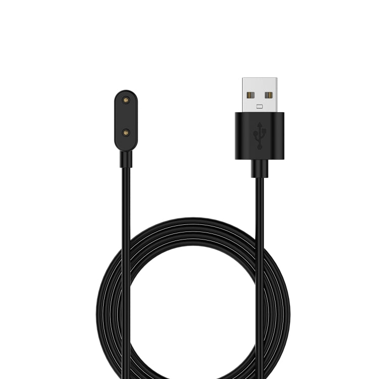 Black USB charging cable for Huawei Band 8 smart watch, USB-A to watch connector