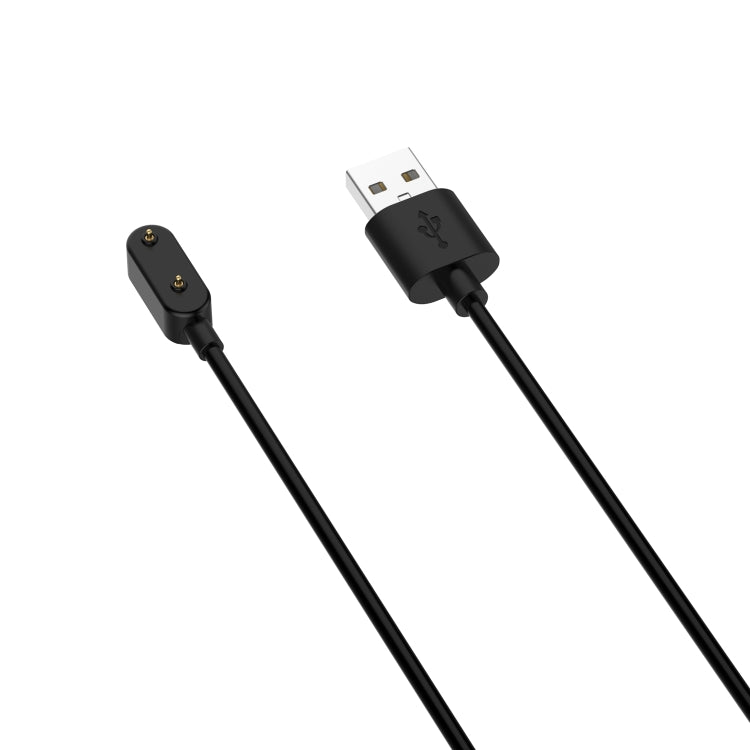 Black USB charging cable for Huawei Band 8 smart watch with chip protection, USB-A