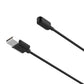 Black USB charging cable for Huawei Band 8 smart watch with chip protection, USB-A