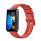 16mm Solid Color Silicone Replacement Watch Band, For Huawei Band 8