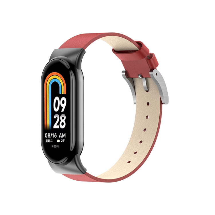 Leather Replacement Watch Band, For Xiaomi Mi Band 8