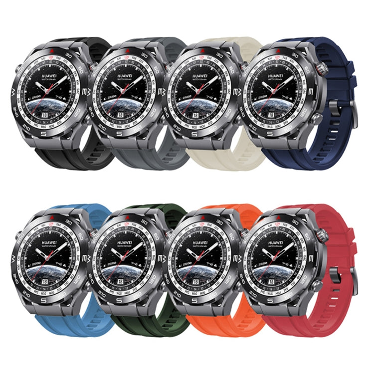 Multi-color silicone watch band set with matching buckles and adjustable holes