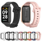 Silicone watch band with metal case in black and pink, plus assorted colors