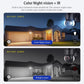 Solar dome camera with night vision IR status lights on front dome housing
