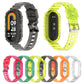Set of transparent silicone watch bands for Mi Band 8 in multiple colors