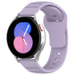 Silicone watch band with dots pattern, purple, with pin-and-loop clasp