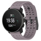 Silicone sport watch band, light purple perforated design, for Suunto 9 Peak Pro/Vertical/Race