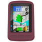 Wine red silicone protective case with screen cutout and top ventilation openings