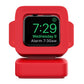 Red dual watch charging stand with front display window