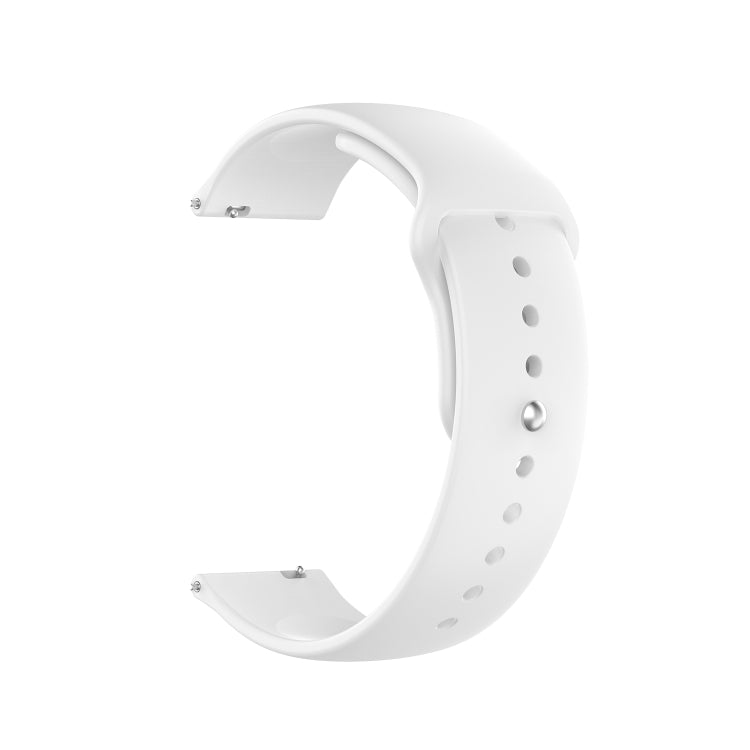 18mm Universal Reverse Buckle Wave Silicone Strap, L, S