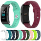 18mm Universal Reverse Buckle Wave Silicone Strap, L, S