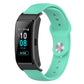 18mm Universal Reverse Buckle Wave Silicone Strap, L, S