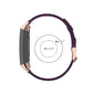For Fitbit Charge 4 / Charge 3 / Charge 3 SE Stainless Steel Head Grain Nylon Denim Replacement Strap Watchband