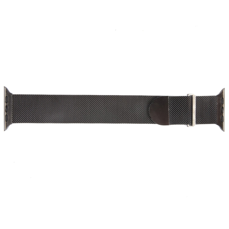 Gunmetal milanese metal magnetic watch band strap with two connector ends