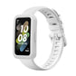 Silicone watch case and strap kit for smart watch, white band with protective frame