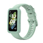 Silicone watch case and strap kit for smart watch, sage green band with protective frame