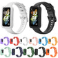 White and black silicone protective cases with matching silicone watch bands for Huawei Band 8