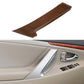 Brown interior door handle cover for Toyota Camry, installed on door panel