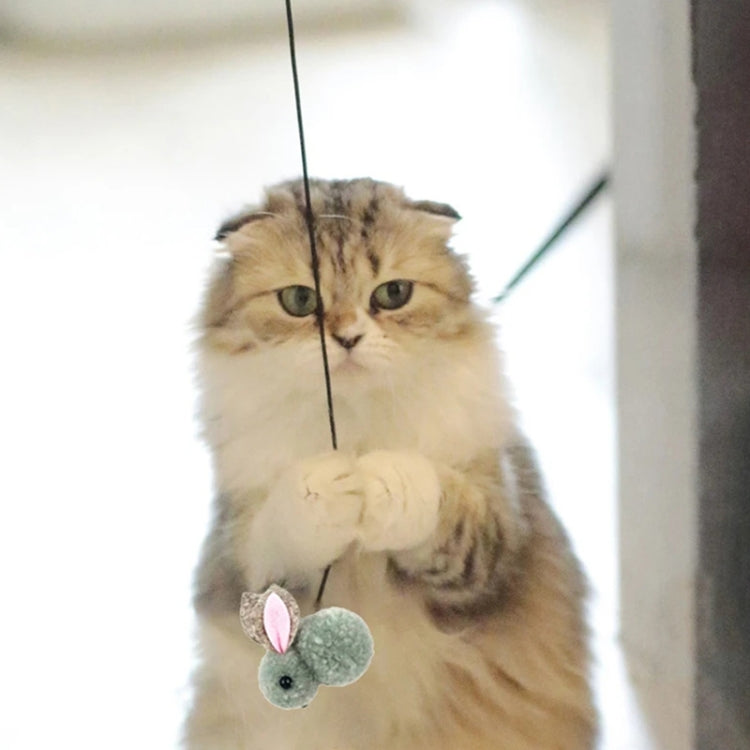 Hanging Door Retractable Cat Teaser Stick Pet Toy