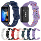 Rainbow dot silicone watch band set in assorted colors for smartwatch
