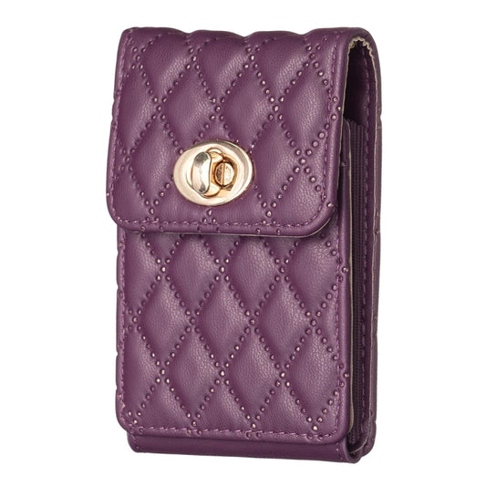 BFK07 Metal Buckle Vertical Card Bag Mobile Phone Back Sticker