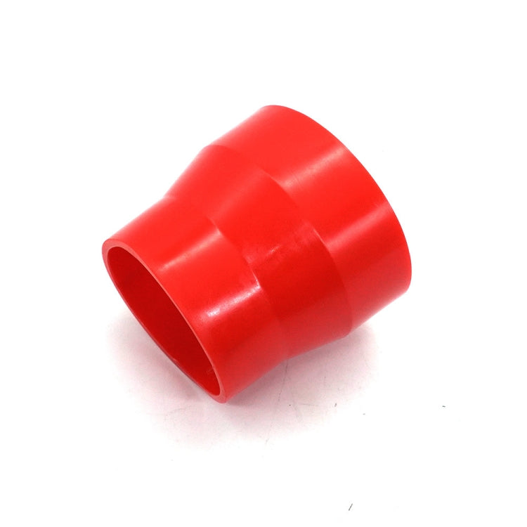 Red silicone hose coupler, flared intake tube connector