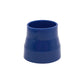 Blue silicone air intake coupler, flared hose connector tube, 63–76 mm