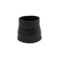 Black silicone air intake coupler, flared hose connector tube, 63–76 mm