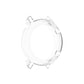 47mm TPU half watch case, transparent white, for Huami Amazfit GTR, clear ring