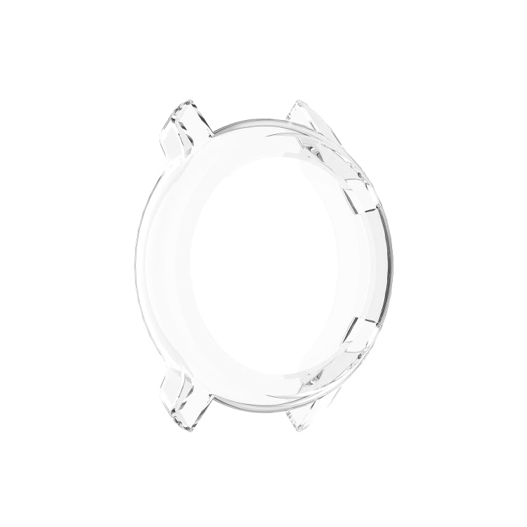 47mm TPU half watch case, transparent white, for Huami Amazfit GTR, clear ring