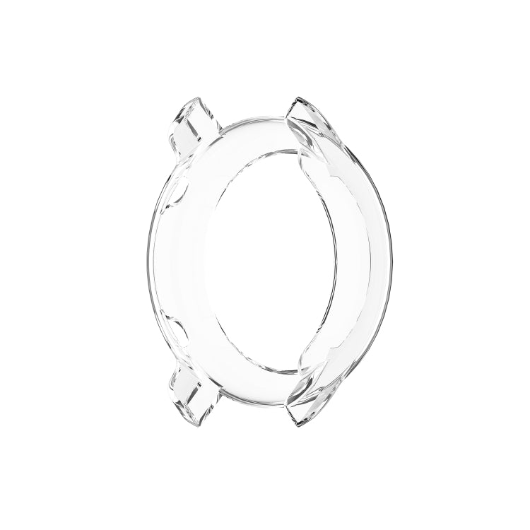 47mm TPU half watch case, transparent white, for Huami Amazfit GTR, side profile