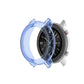 47mm TPU half watch case, transparent blue, for Huami Amazfit GTR, angled front