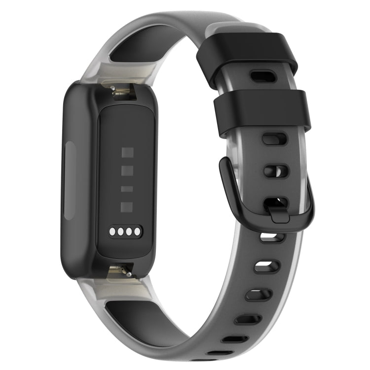 Two Color Transparent Silicone Watch Band, For Fitbit Inspire 3