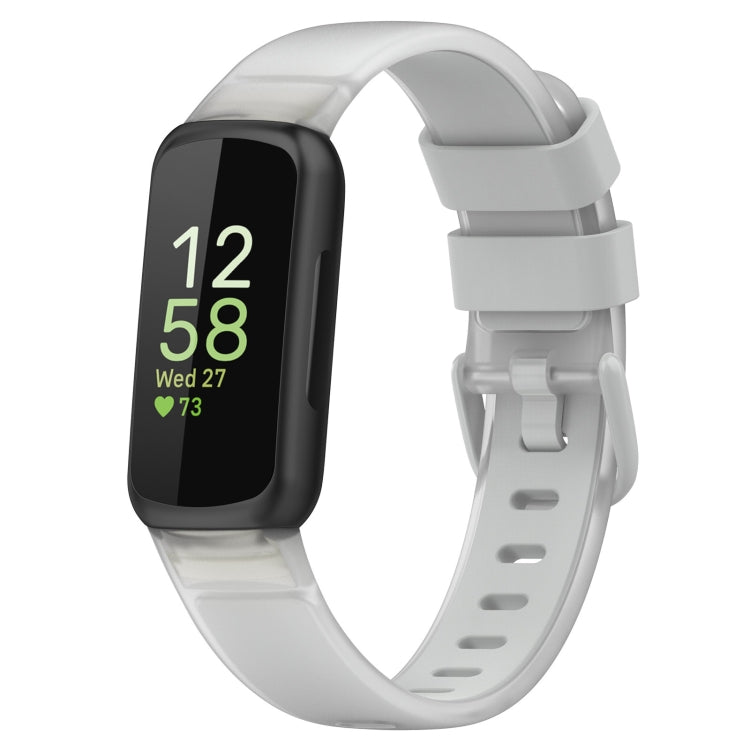 Two Color Transparent Silicone Watch Band, For Fitbit Inspire 3