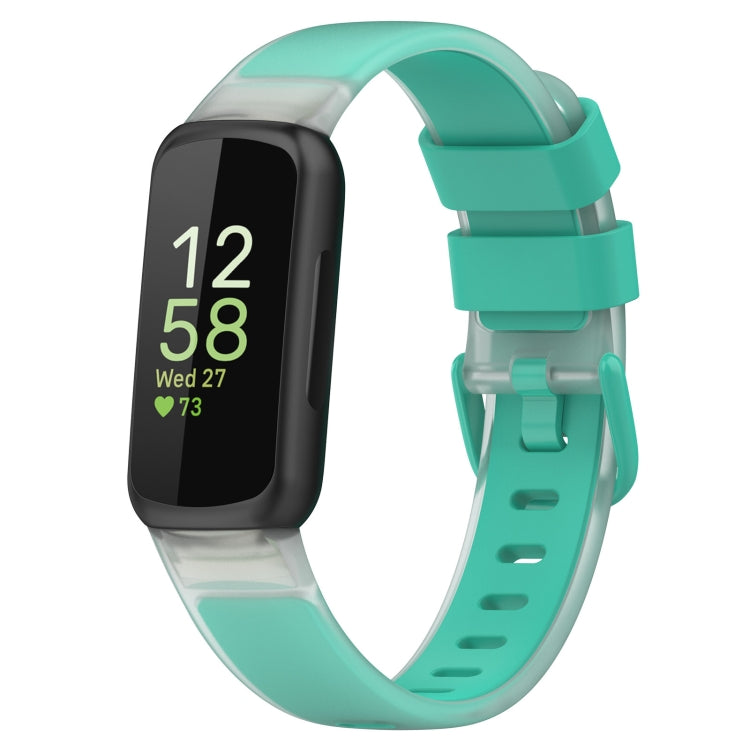 Two Color Transparent Silicone Watch Band, For Fitbit Inspire 3