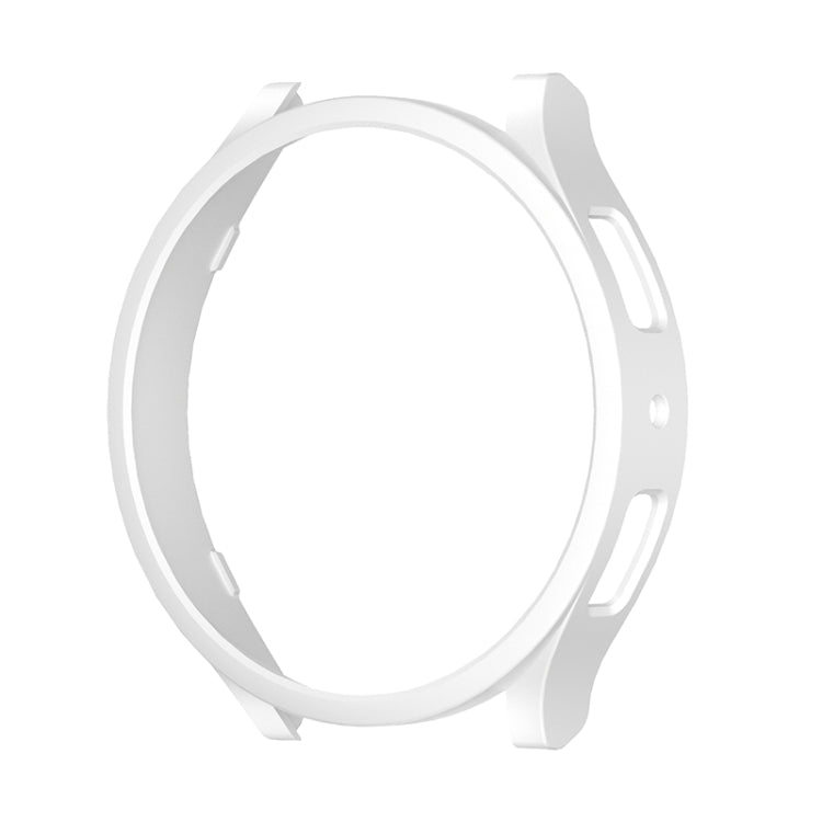 White PC watch protective case ring with cutouts for buttons and sensors