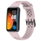 Solid Color Breathable Silicone Watch Band, For Huawei Band 10 / 9 / 8