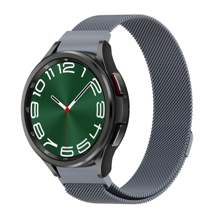 Milan magnetic metal watch band, space-gray mesh for Galaxy Watch 6/6 Classic
